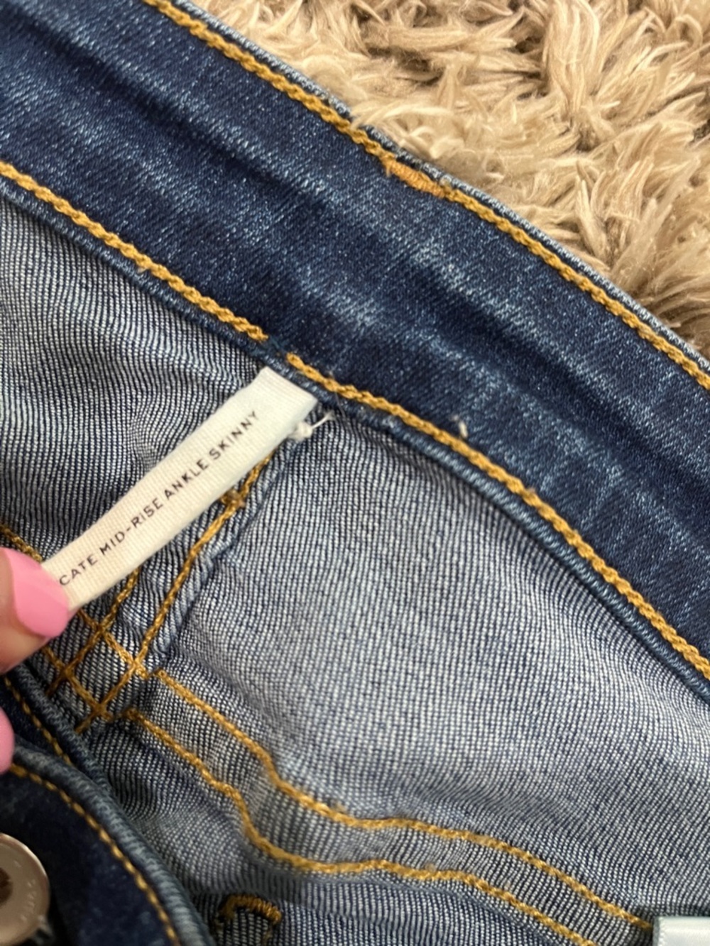 rag & bone Mid Rise Ankle Skinny Jeans - Picture 3 of 8